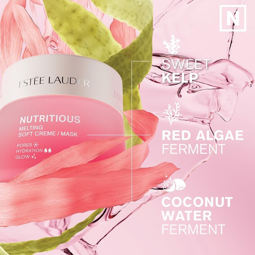 $8❤️‍🔥 Estée Lauder Nutritious Melting Soft Creme Moisturizer Mask Mini 🪞 NEW - Picture 3 of 10